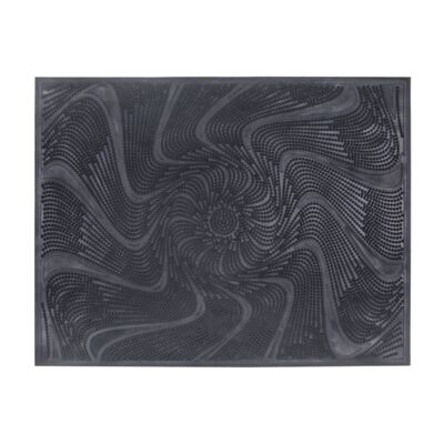 Wycieraczka gumowa Cosmos 57,2 x 42 cm czarny