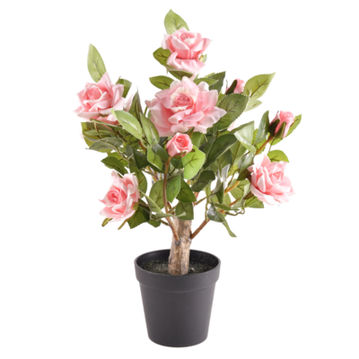 Drzewko różane sztuczne 40 cm mix kolorów