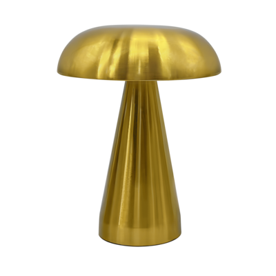 Lampa stołowa LED 16 x 16 x 20,5 cm złota 220 V