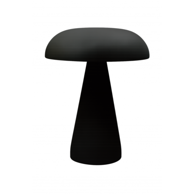 Lampa stołowa LED 16 x 16 x 20,5 cm czarna 220 V