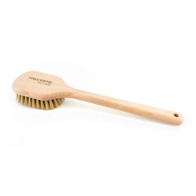 Szczotka do masażu ciała z rączką FAVORITE WELLNESS 1866 szczecina