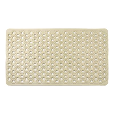 Mata łazienkowa 2018 70 x 40 cm beżowa AWD INTERIOR