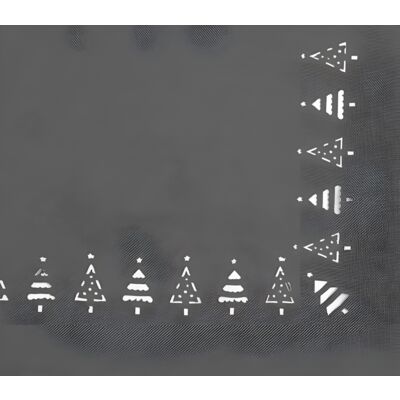 Bieżnik Natale 40 x 140 cm szary