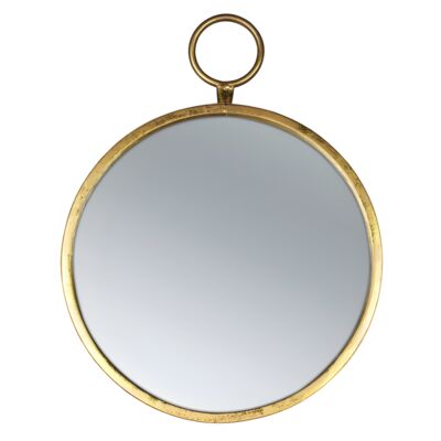 Lustro wiszące Brunei 40 cm złoty