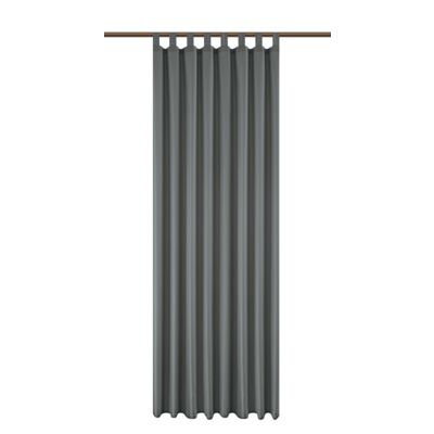 Zasłona ogrodowa na szelkach z rzepami Terra 150 x 220 cm antracytowa