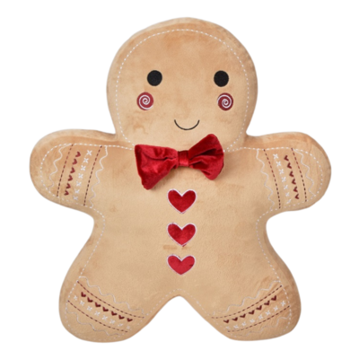 Poduszka świąteczna dekoracyjna pierniczek 49 x 49 x 10 cm 8513