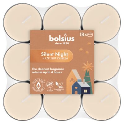 Podgrzewacze zapachowe 4 h Silent Night 18 szt. Bolsius