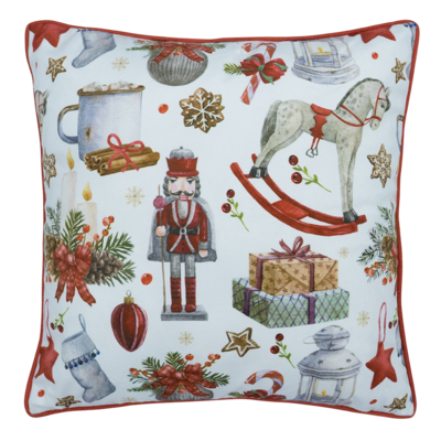 Poszewka na poduszkę 45 x 45 cm świąteczna