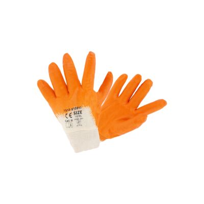 Rękawice 81 XL nitryl pomarańczowy kat. 2