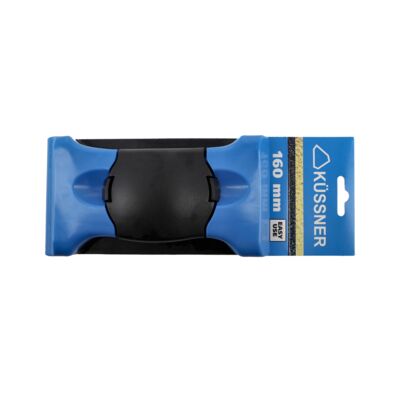 Blok ścierny 160 mm plastik czarno/niebieski