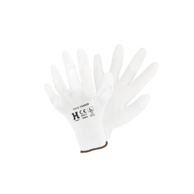 Rękawice remontowe 76 L białe nylon Hardy