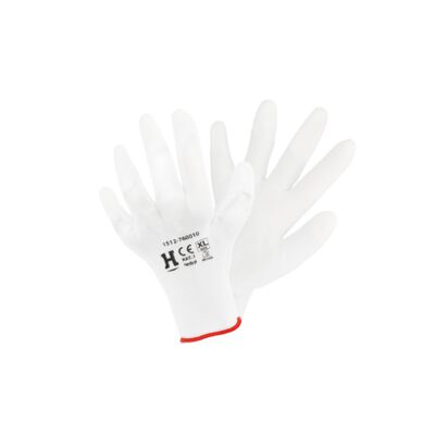 Rękawice remontowe 76 XL białe nylon Hardy