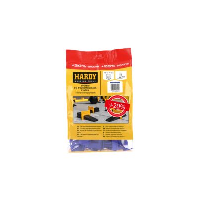 Klipsy fuga 1 mm 100 sztuk woreczek Hardy