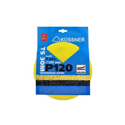 Tarcza ścierna multi P120 225 mm 3 sztuki TS30M żółta