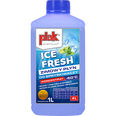 Zimowy koncentrat do spryskiwaczy Ice Fresh 1 l -60°C PLAK
