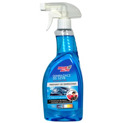 Odmrażacz do szyb w atomizerze 500 ml Moje Auto