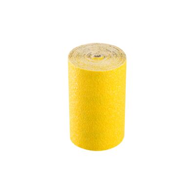 Papier ścierny P150 rolka 115 mm x 4,5 m PS30 żółty
