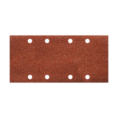 Papier ścierny rzep P80 185 x 95 mm 5 sztuk PS38R brązowy