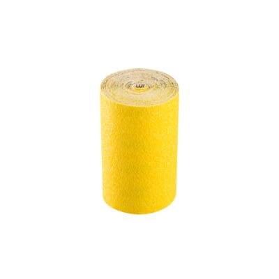 Papier ścierny P120 rolka 115 mm x 4,5 m PS30 żółty