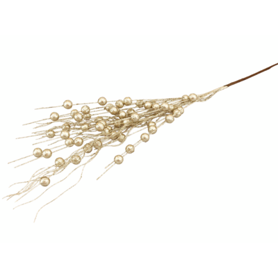 Gałązka ozdobna 89 x 16 cm złota
