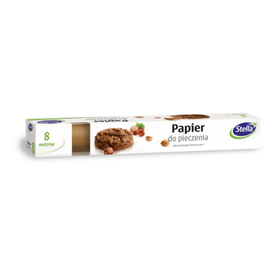 Papier do pieczenia brązowy 8 m Stella