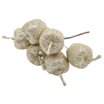 Jabłka na piku wiązka 6 szt. szampański