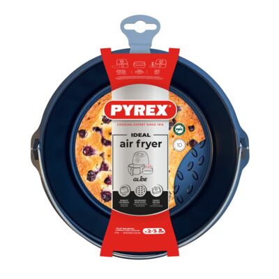 Forma okrągła 20 x 19 x 7,5 cm z uchwytem air fryer PYREX
