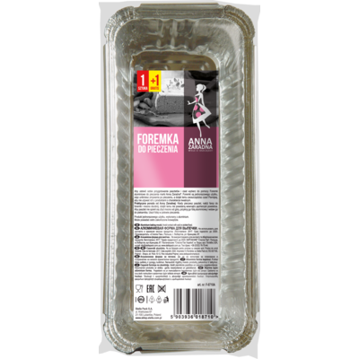 Foremka aluminiowa do pieczenia 2 szt.