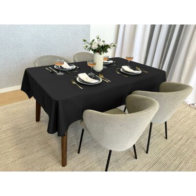 Obrus plamoodporny Surbo 140 x 200 cm czarny