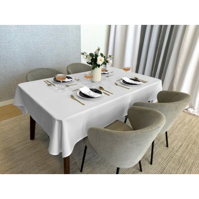 Obrus plamoodporny Surbo 140 x 240 cm biel