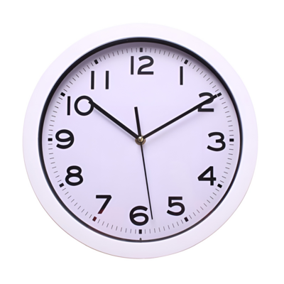 Zegar ścienny Bazo 30 x 4 cm biały