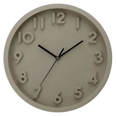 Zegar ścienny Nofo 30 x 4,5 cm szary