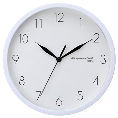 Zegar ścienny Ett 20 x 3,5 cm biały