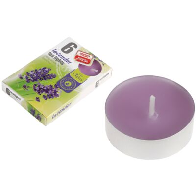 Podgrzewacze zapachowe 6 sztuk lawendowy