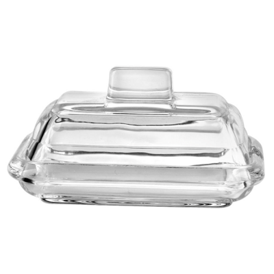Maselnica szklana Natalie 15,5 x 10,5 cm transparentny