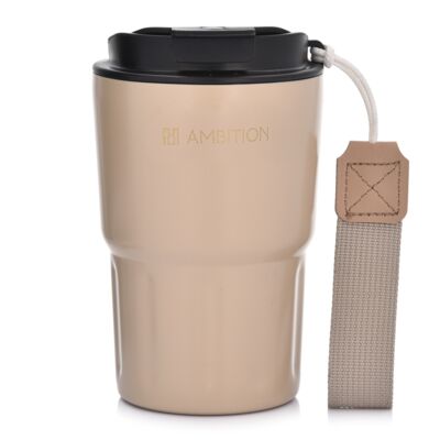 Kubek termiczny Fern 350 ml cappuccino AMBITION