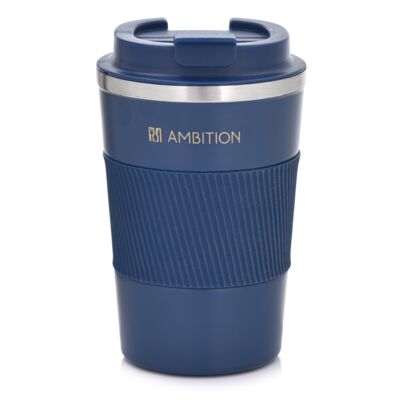 Kubek termiczny Cobalt 380 ml niebieski AMBITION