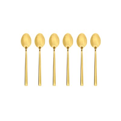 Łyżeczka do herbaty Como 6 sztuk złota AMBITION