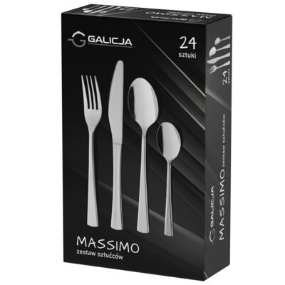 Zestaw sztućców Massimo 24 elementy 23423 Galicja