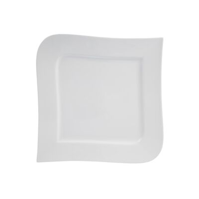 Talerz obiadowy Fala 31 cm biały AMBITION