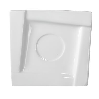 Spodek Kubiko 14 cm biały AMBITION