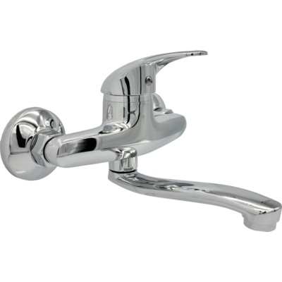 Bateria umywalkowa DELTA ścienna 40 mm chrom LIVENO