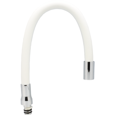 Wylewka do baterii zlewozmywakowej sztorcowej 40 mm LAVO biała