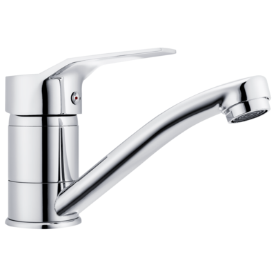 Bateria umywalkowa VESTO sztorcowa z ruchomą wylewką 40 mm chrom LIVENO