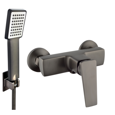 Bateria natryskowa OMEGA ścienna 35 mm szara LIVENO