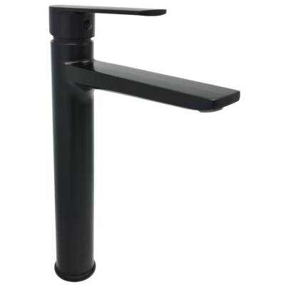 Bateria umywalkowa KAPPA stojąca wysoka 35 mm czarna LIVENO