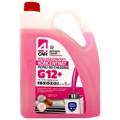 Koncentrat płynu chłodnicy G12+ 4 l 4Car