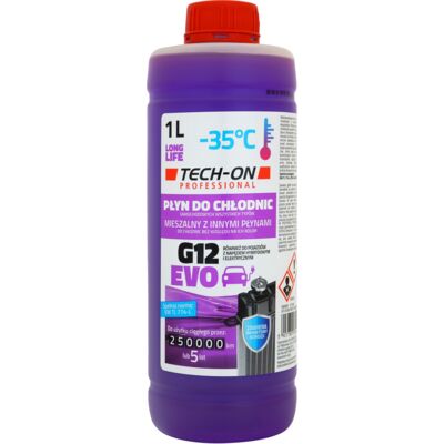Płyn do chłodnic G12 EVO 1 l TECH-ON