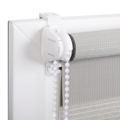 Mini roleta D/N Clear 56 x 140 cm lód szary