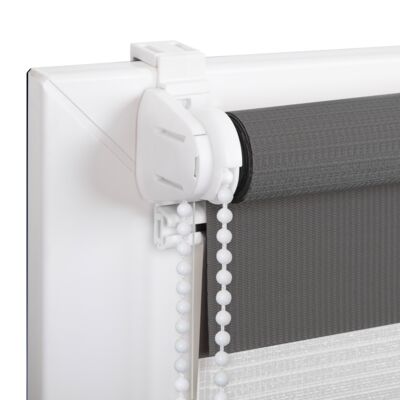 Mini roleta D/N Clear 36 x 140 cm stal